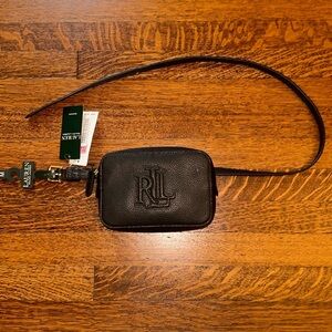 Ralph Lauren black belt bag